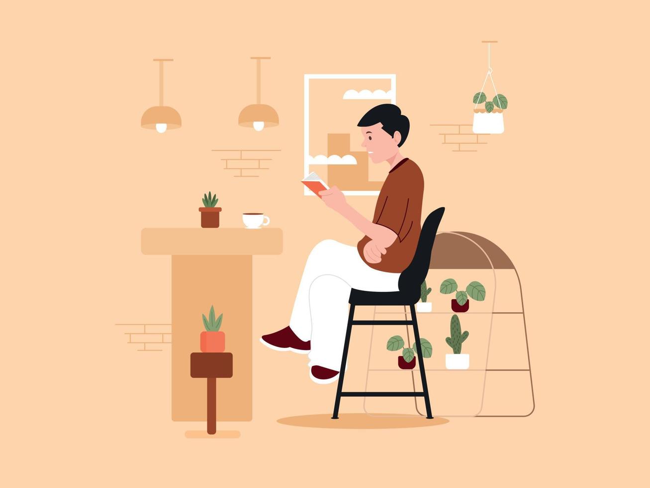 Need Coffee Illustration vector