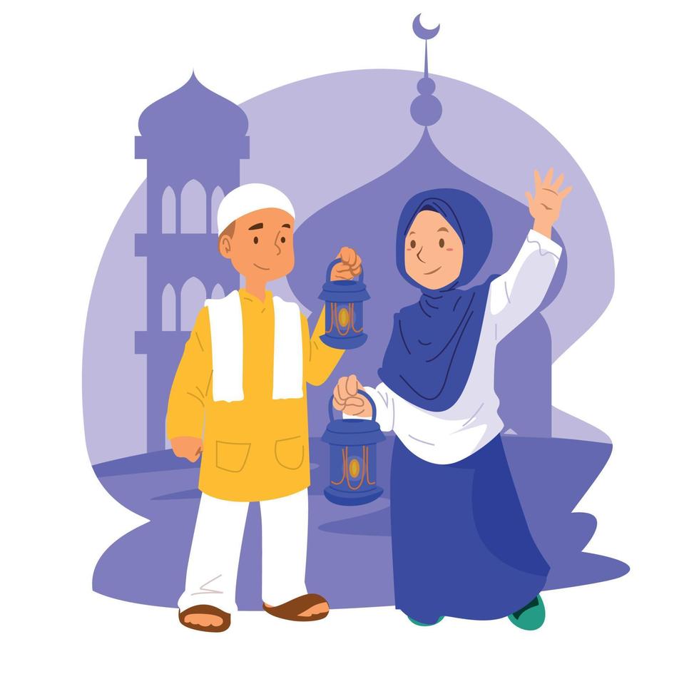 Ramadhan Mubarak Illustration vector