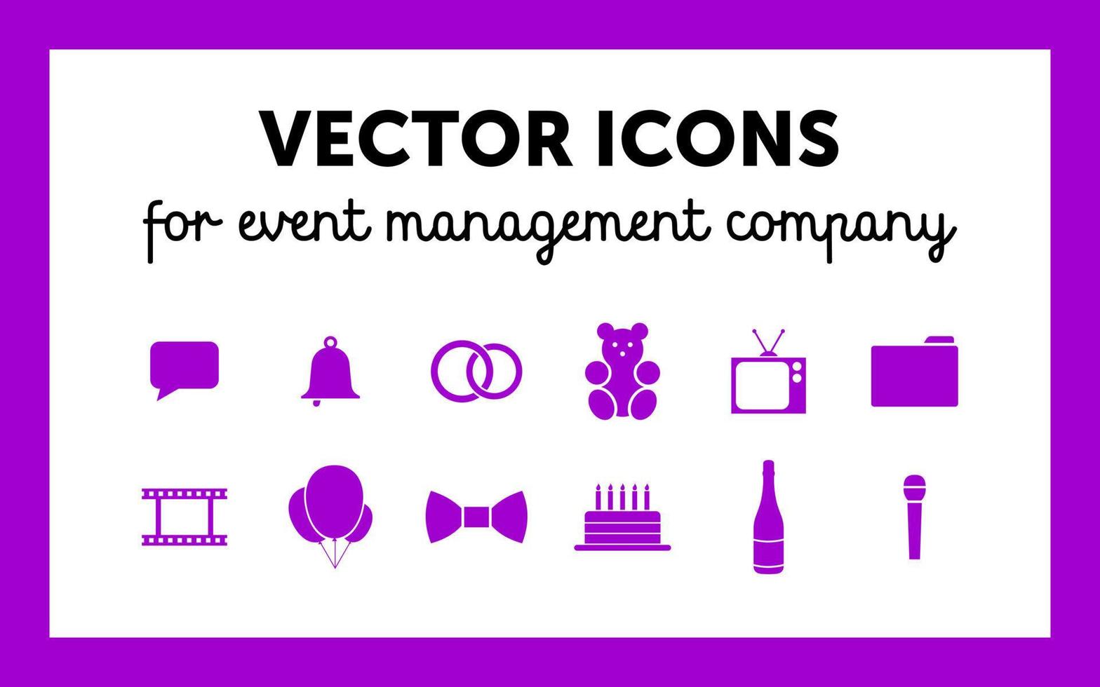 Badges for company on organization of events vector