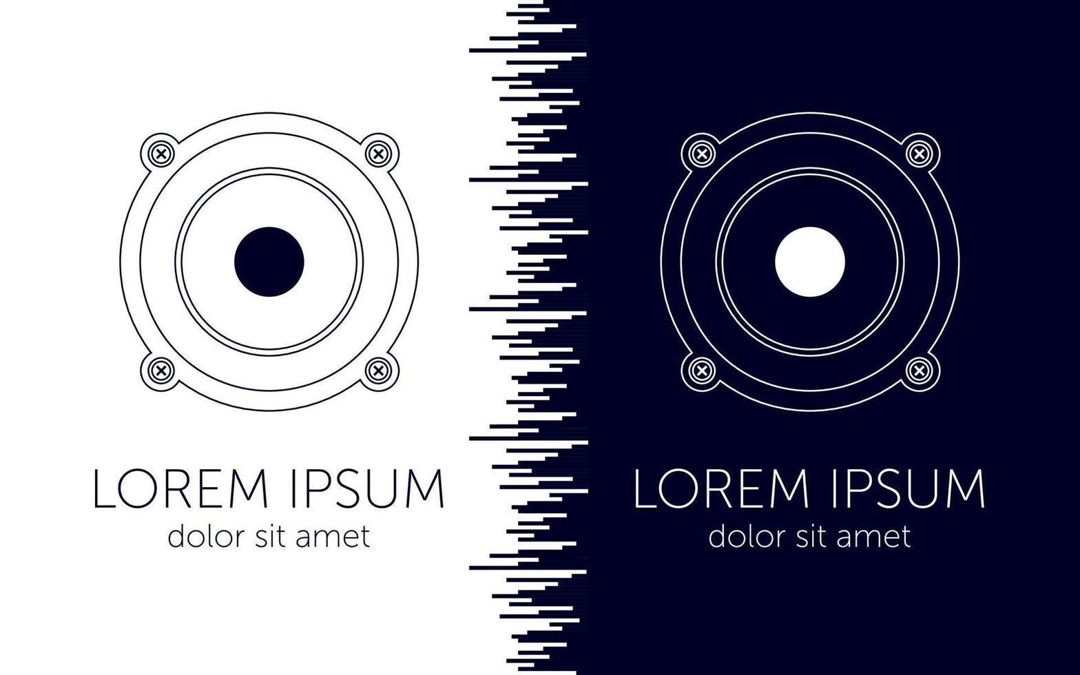Loudspeaker sound music wave volume media controls symbol vector