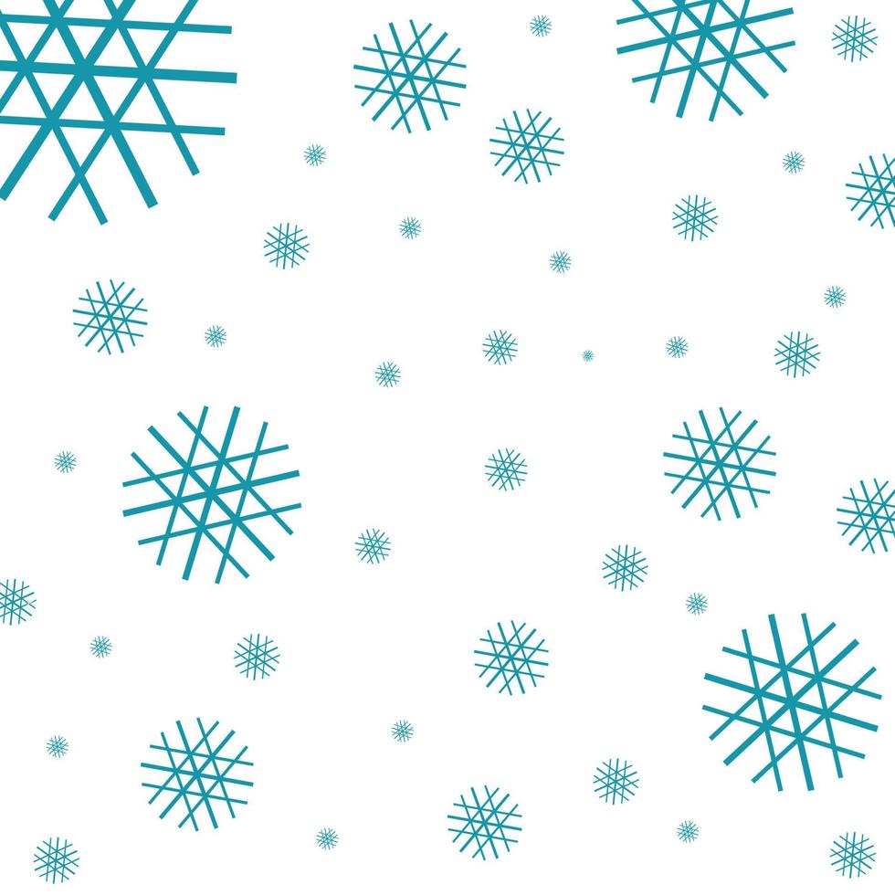 Wallpaper giving snowflakes vector