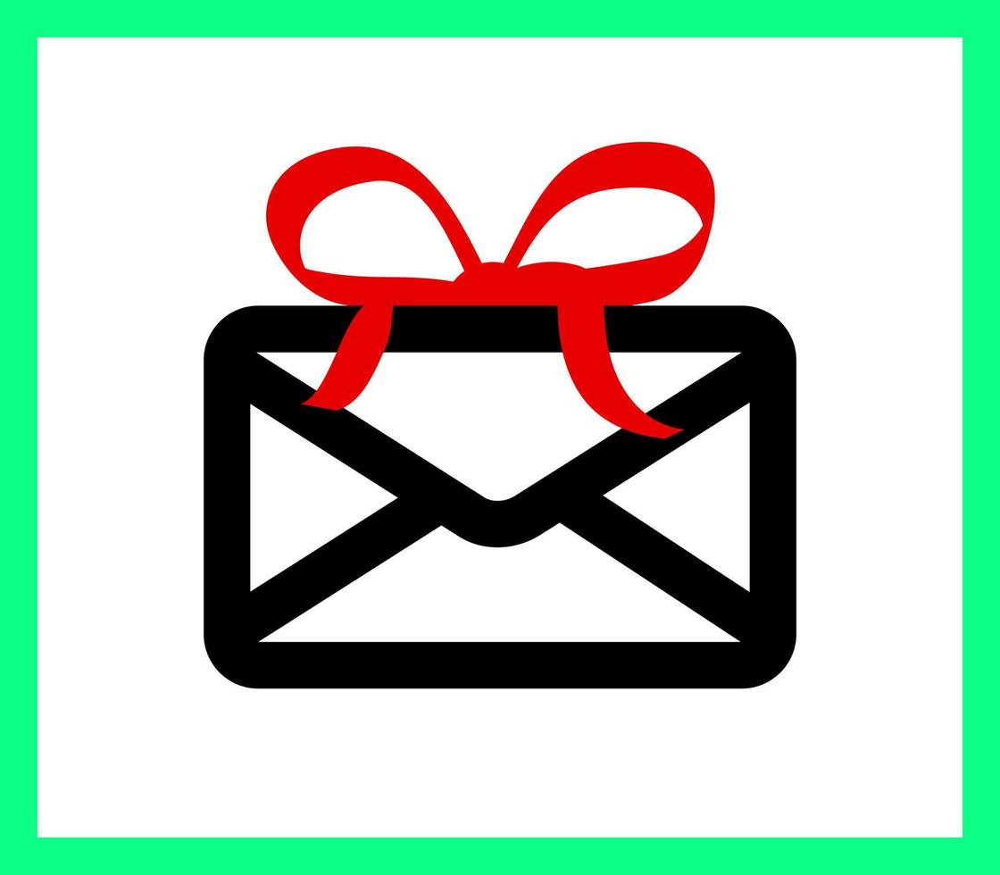 Message sms vector gift symbol icon