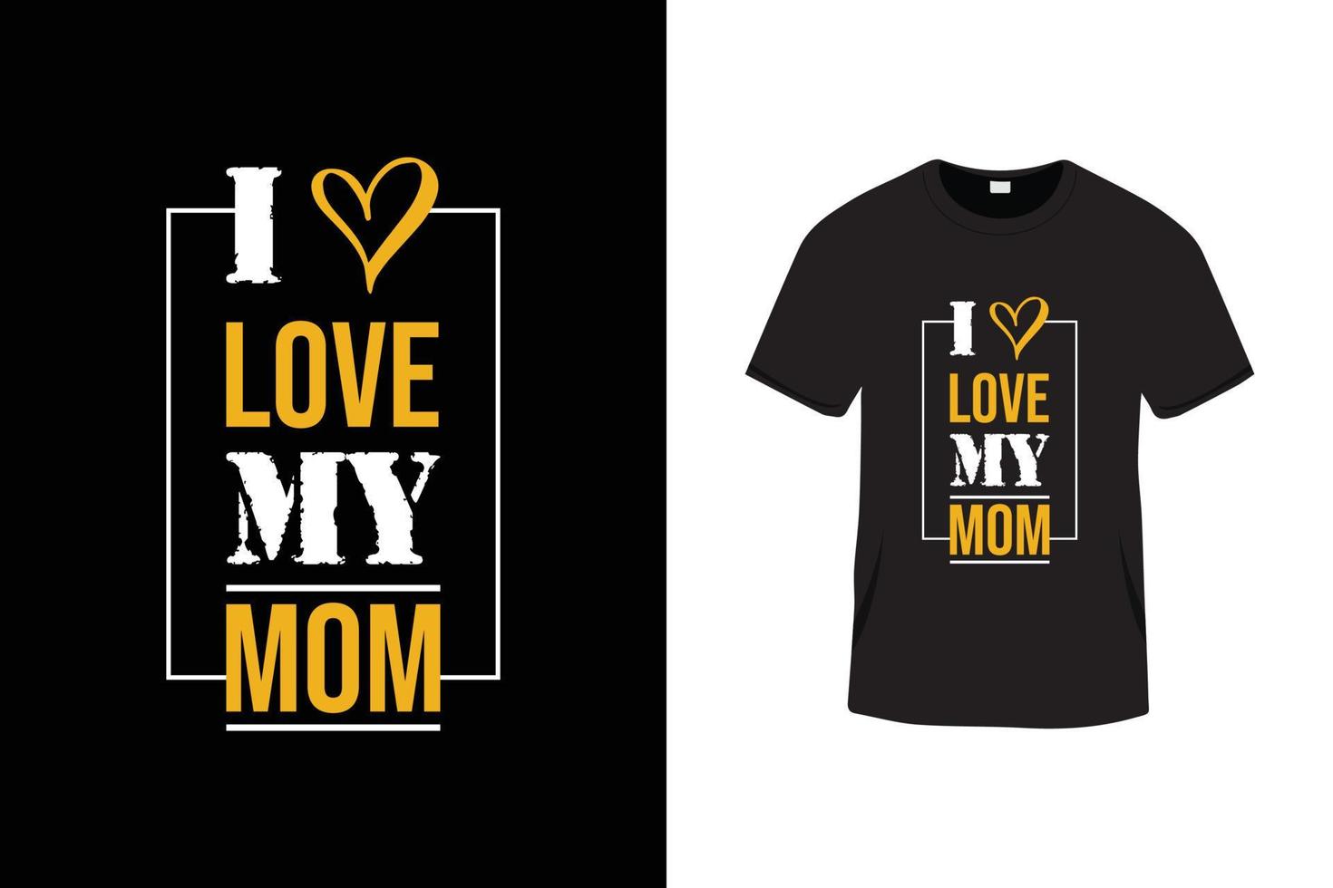 Creative typography lettering t shirt design with love quotes vector