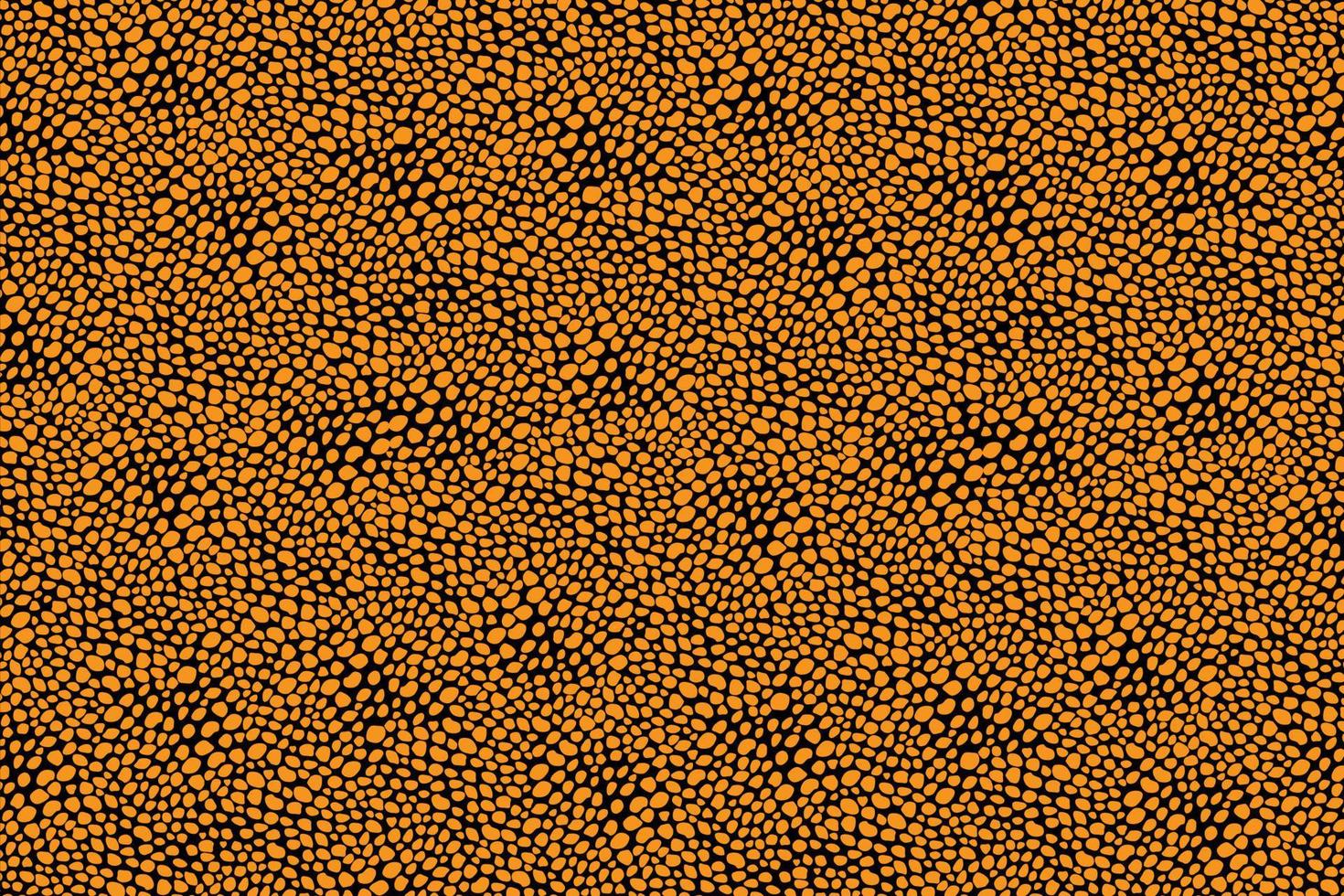 Leopard orange background vector