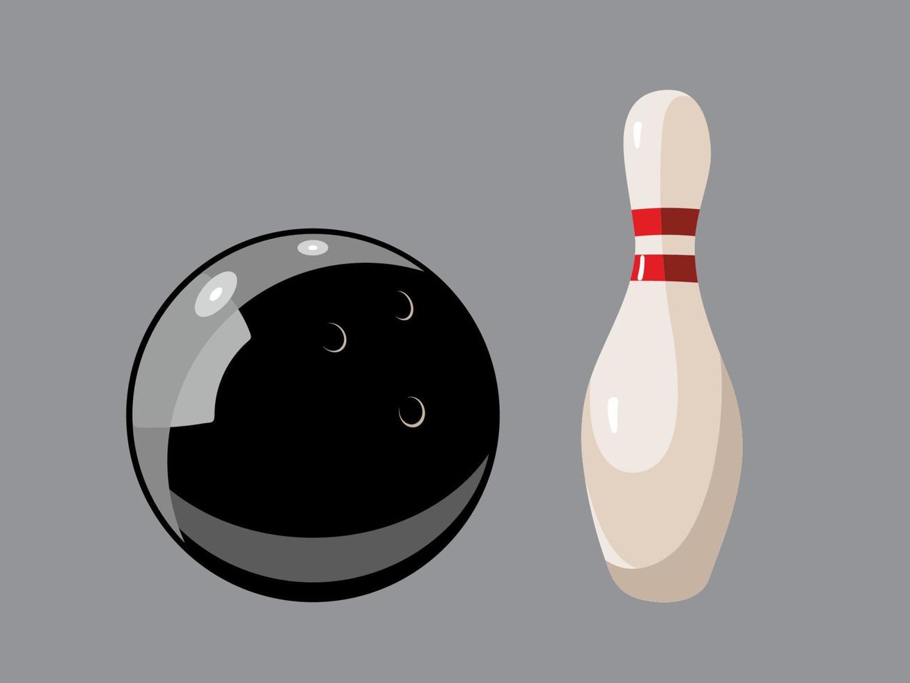 Ball and bowling vector