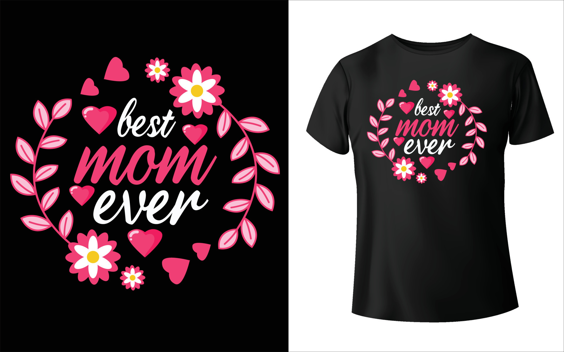 Happy Mother's Day T-Shirt Design, Mom Vector, Mother's day T-Shirt ...