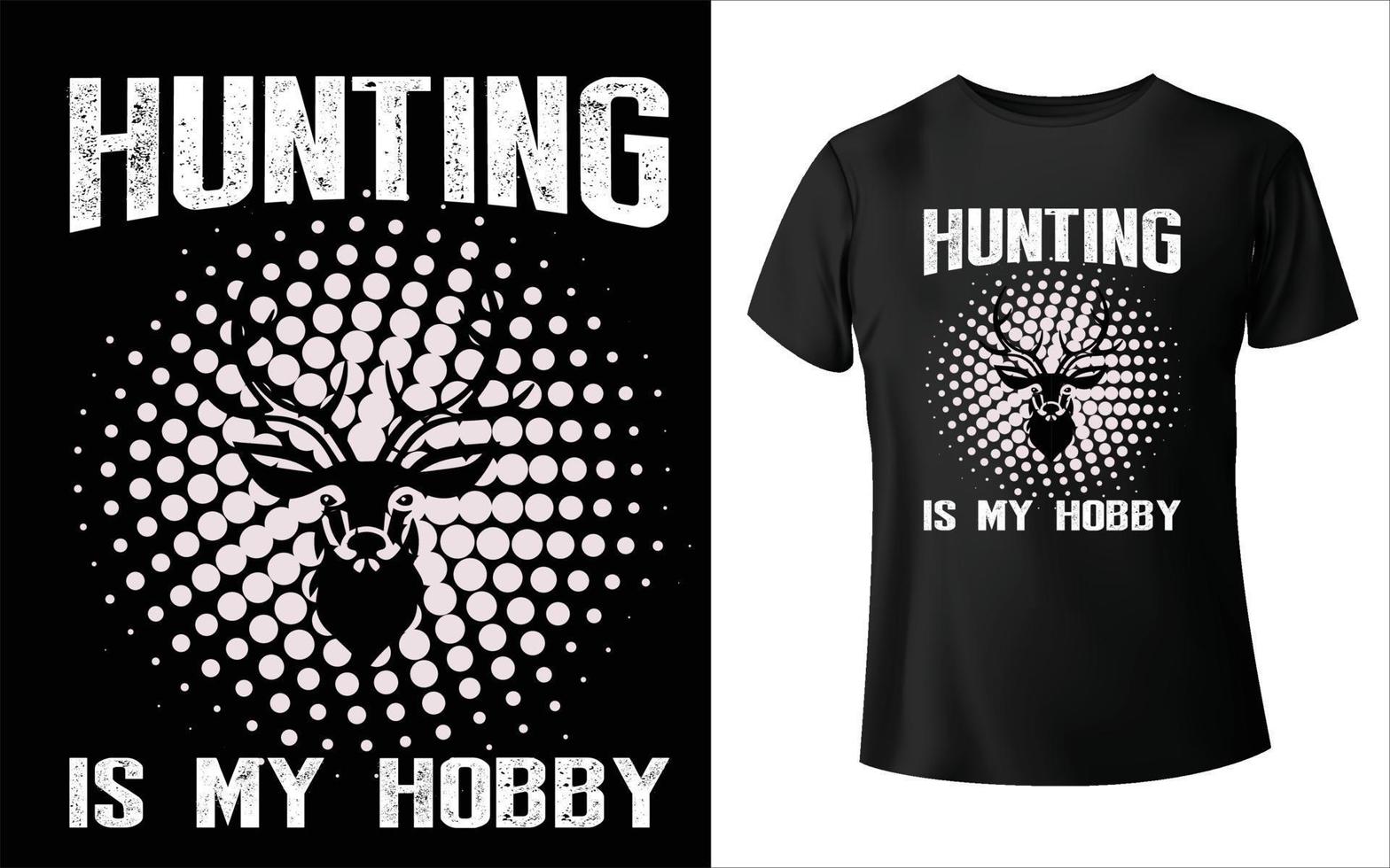 Hunting T-Shirt Design, Hunting design vector template