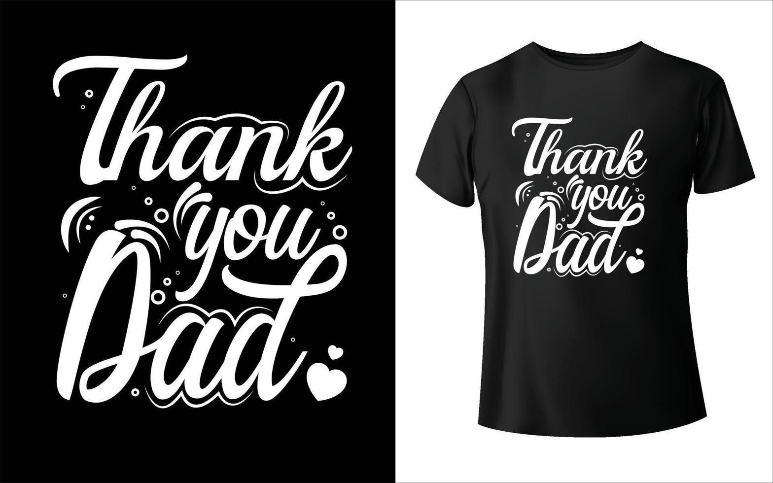 Best Dad Father's T-Shirt Design vector