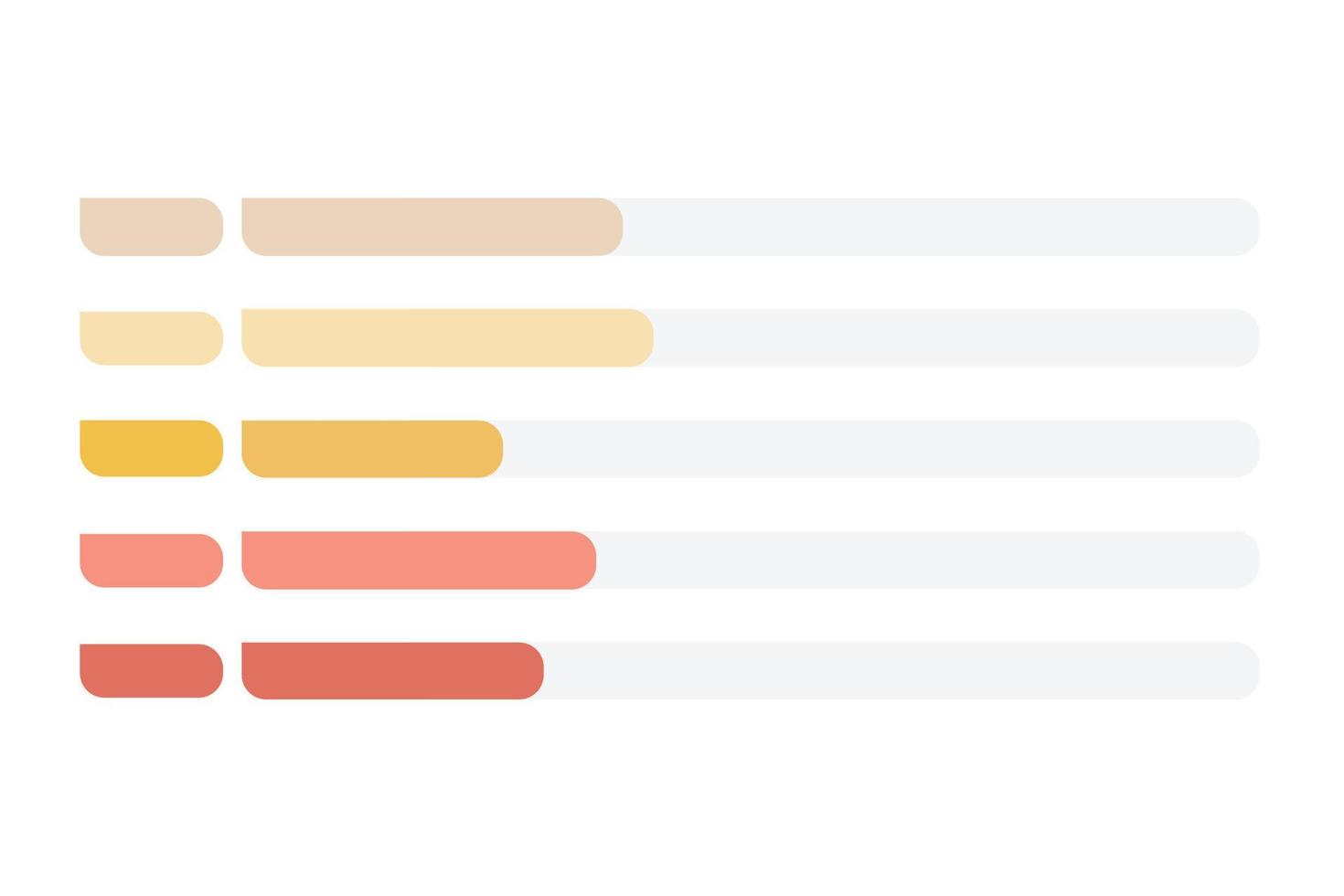 informe de presupuesto plano. ilustración de negocios infográficos, gráficos y planificación de diagramas vector