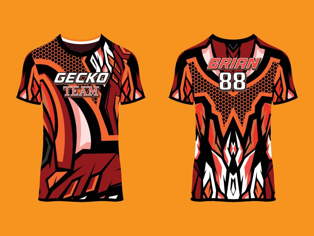 diseño de vector abstracto de club de jersey de juego