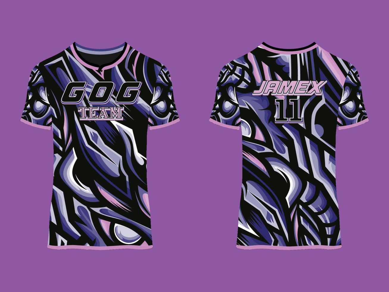 Gaming Jersey Club Abstract Vector Design