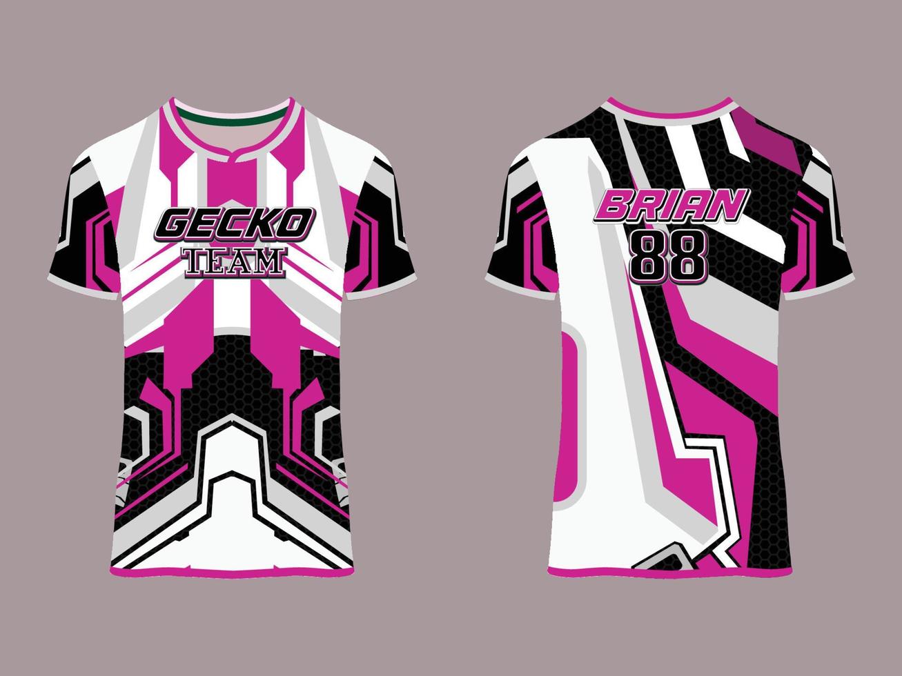 Gaming Jersey Club Abstract Vector Design