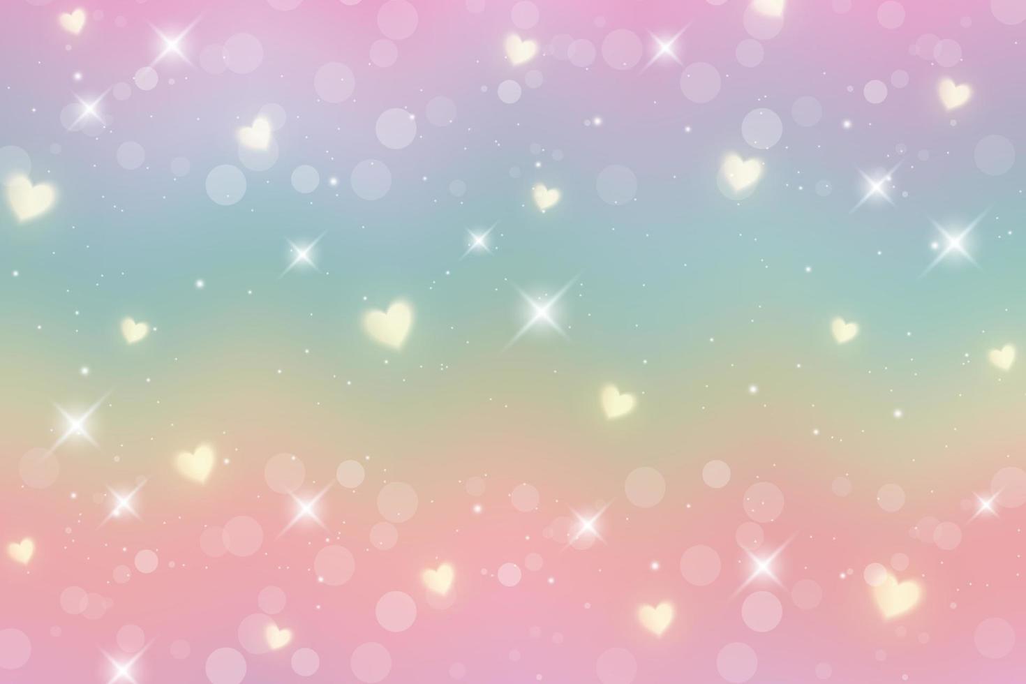fondo de fantasía de arco iris con corazones y estrellas. ilustración holográfica en colores pastel. lindo fondo de pantalla de unicornio de dibujos animados. cielo multicolor brillante. vector 7652227 Vector en Vecteezy fondo de fantasía de arco iris con corazones y estrellas. ilustración holográfica en colores pastel. lindo fondo de pantalla de unicornio de dibujos animados. cielo multicolor brillante. vector 7652227 Vector en Vecteezy