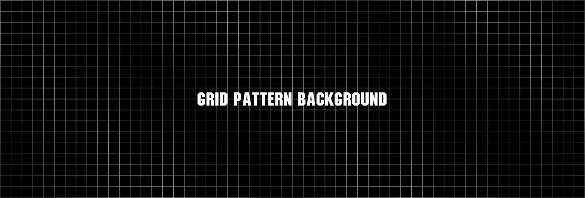 cool wide black metallic grid pattern background illustration vector