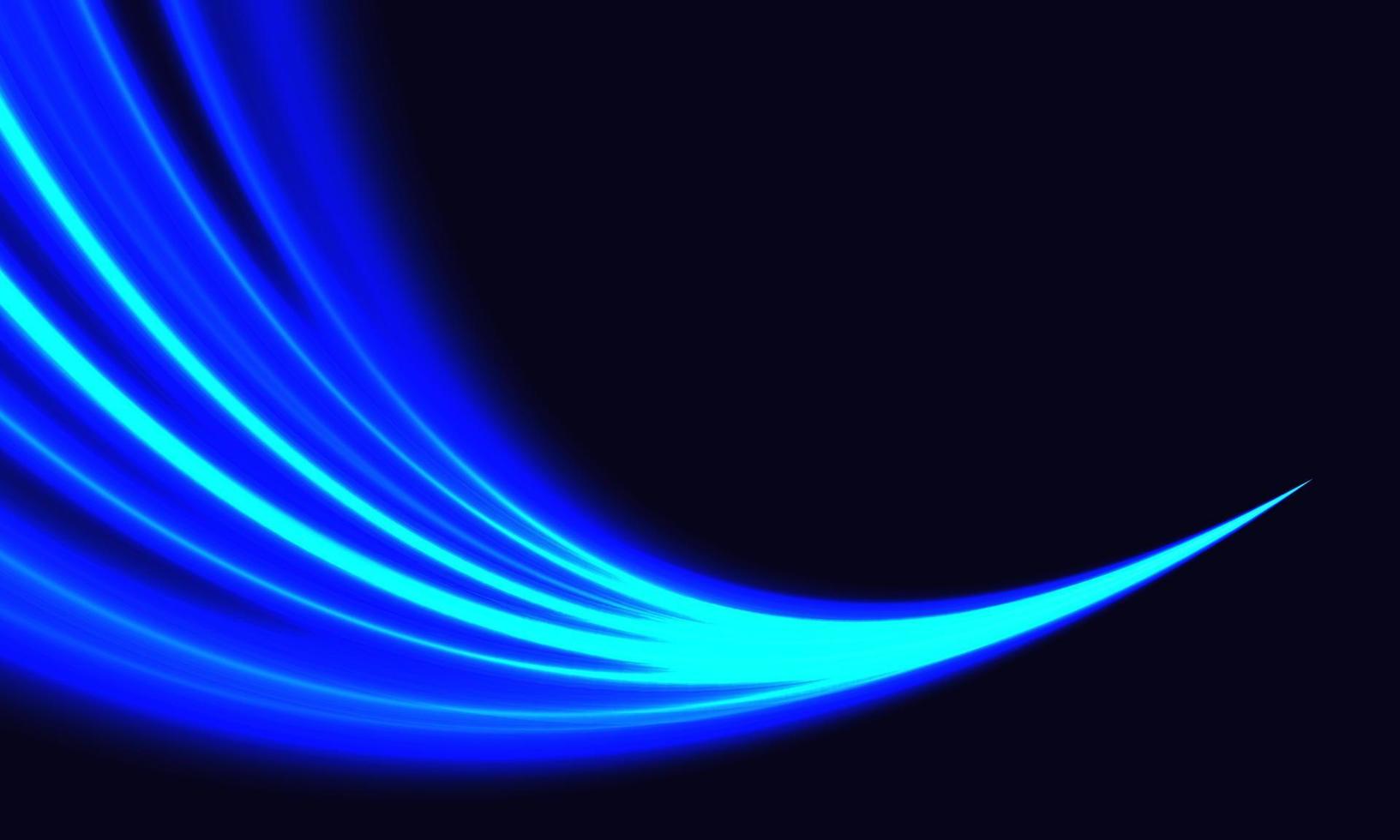 Abstrac azul claro azul velocidad curva dinámica en diseño de lujo oscuro vector de fondo creativo
