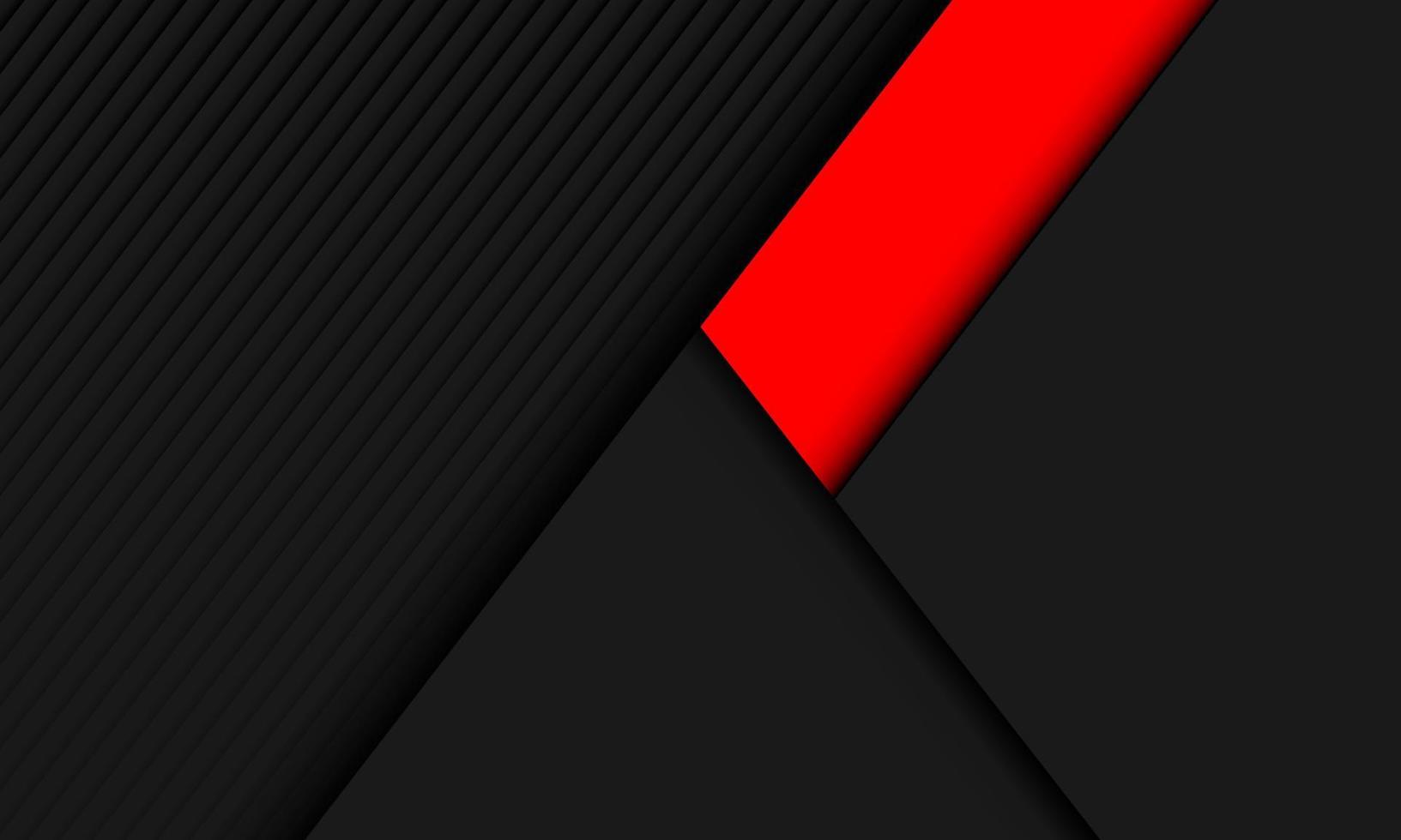 sombra de línea de banner rojo abstracto en vector de fondo futurista moderno diseño geométrico gris