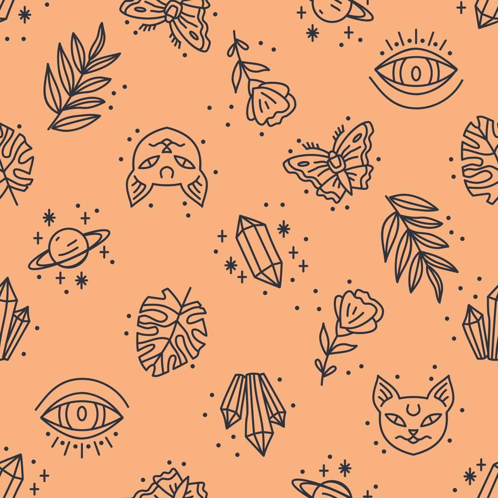 Boho  highlight covers pattern vector