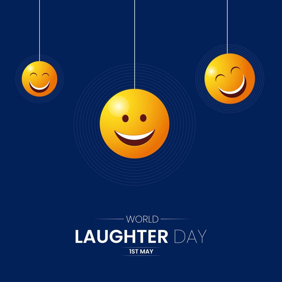 World laughter day social media post vector