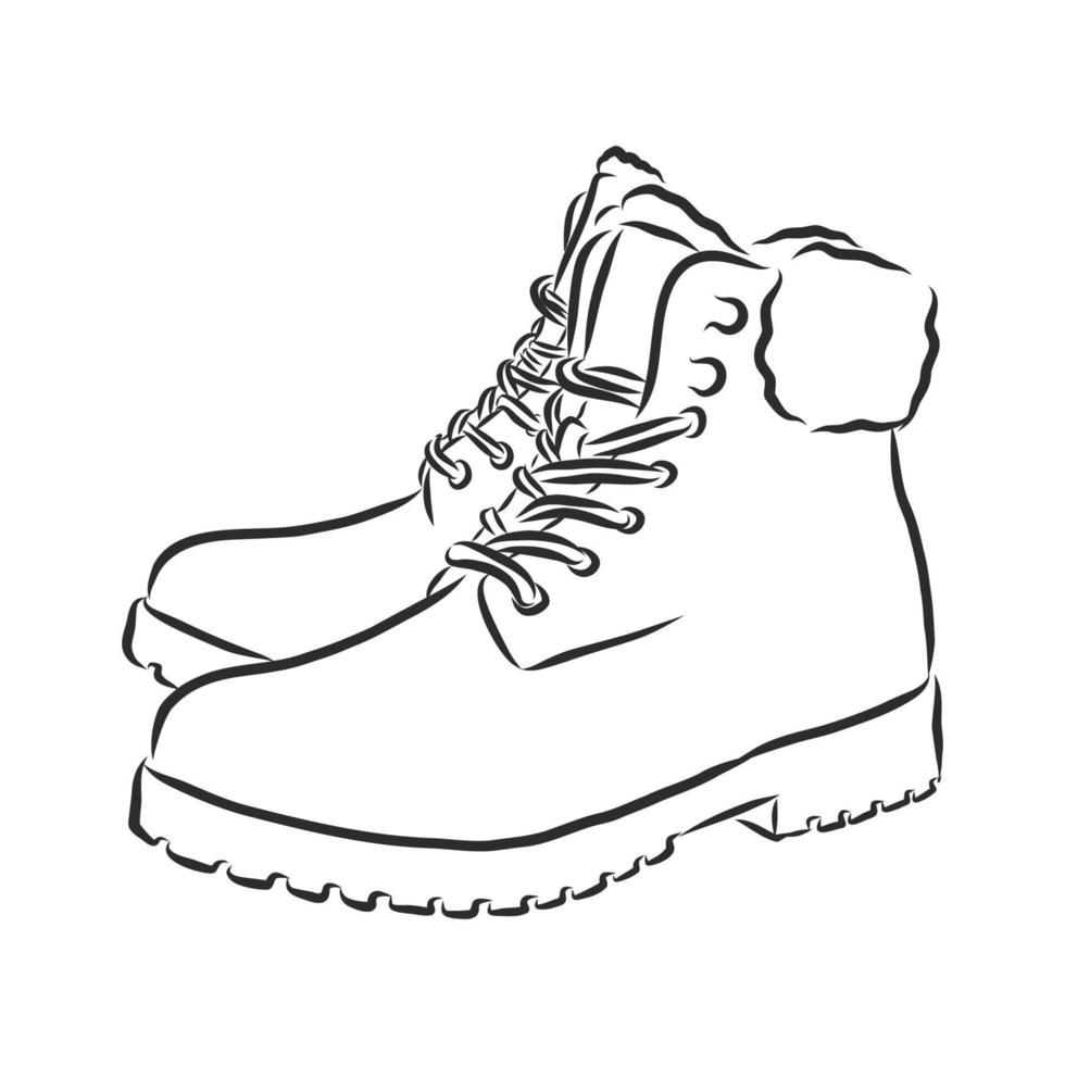 boots vector sketch