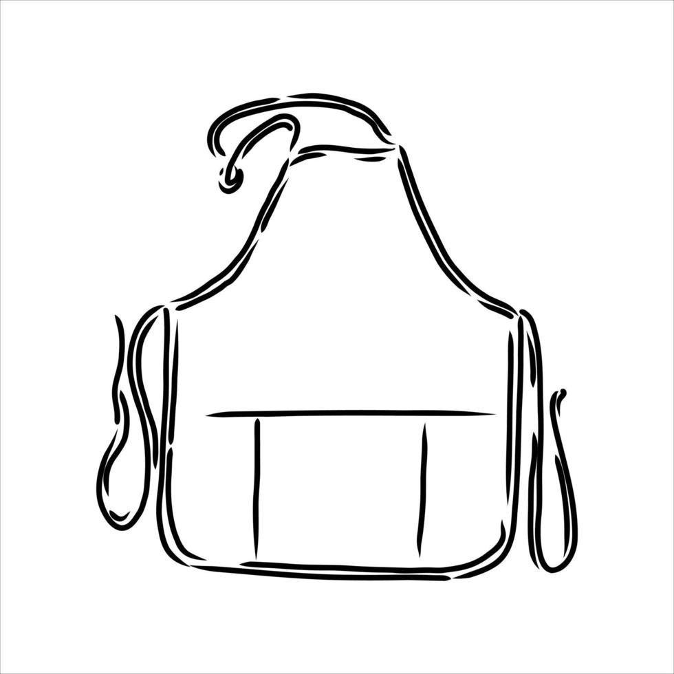 apron vector sketch