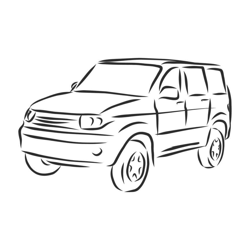 car vector sketch