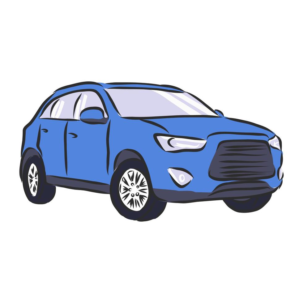 car vector sketch