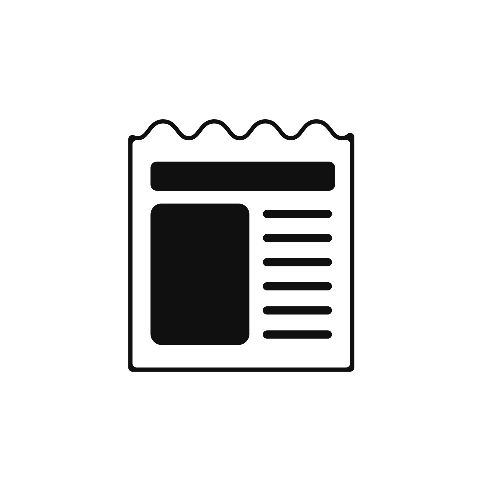 newspaper icon vector. latest news symbols, collections of various