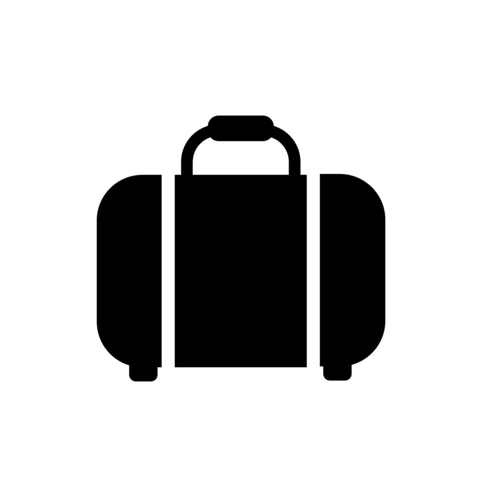 suitcase, briefcase, travel bag icon vector. simple icon vector