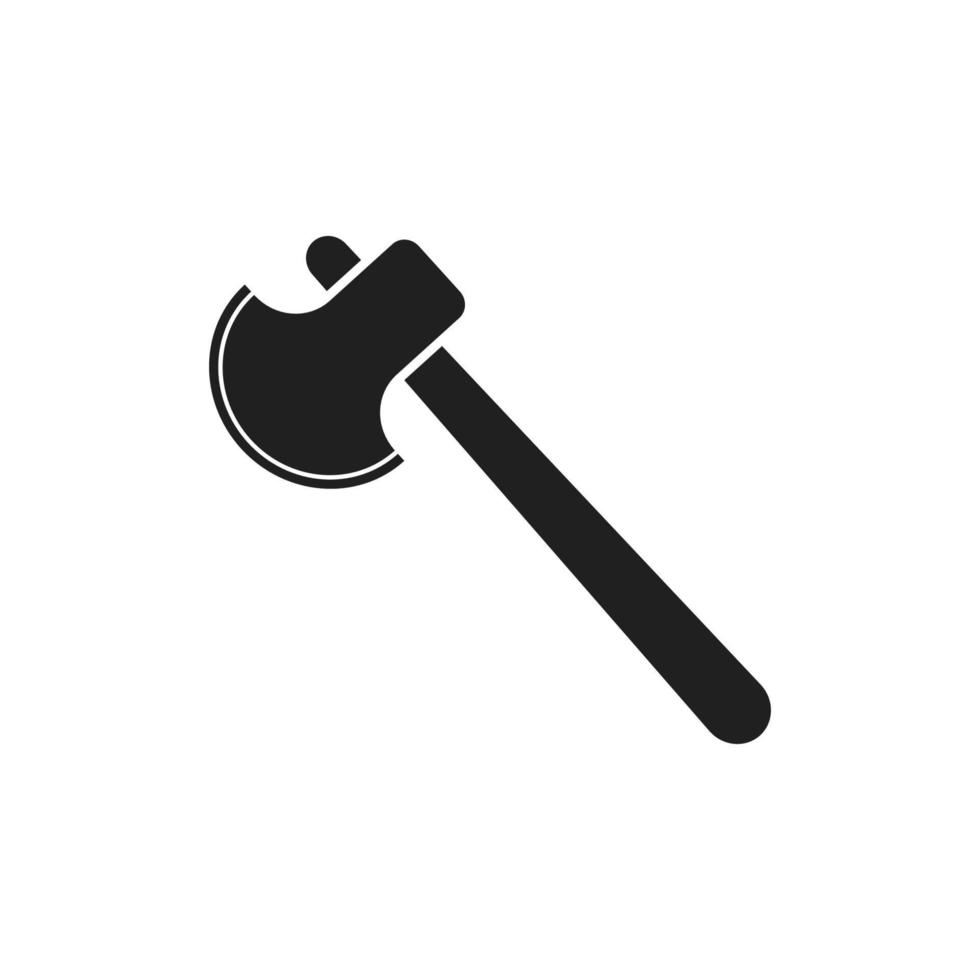 ax icon vector. tools for cutting wood, carpentry tools, and so on. simple flat template vector