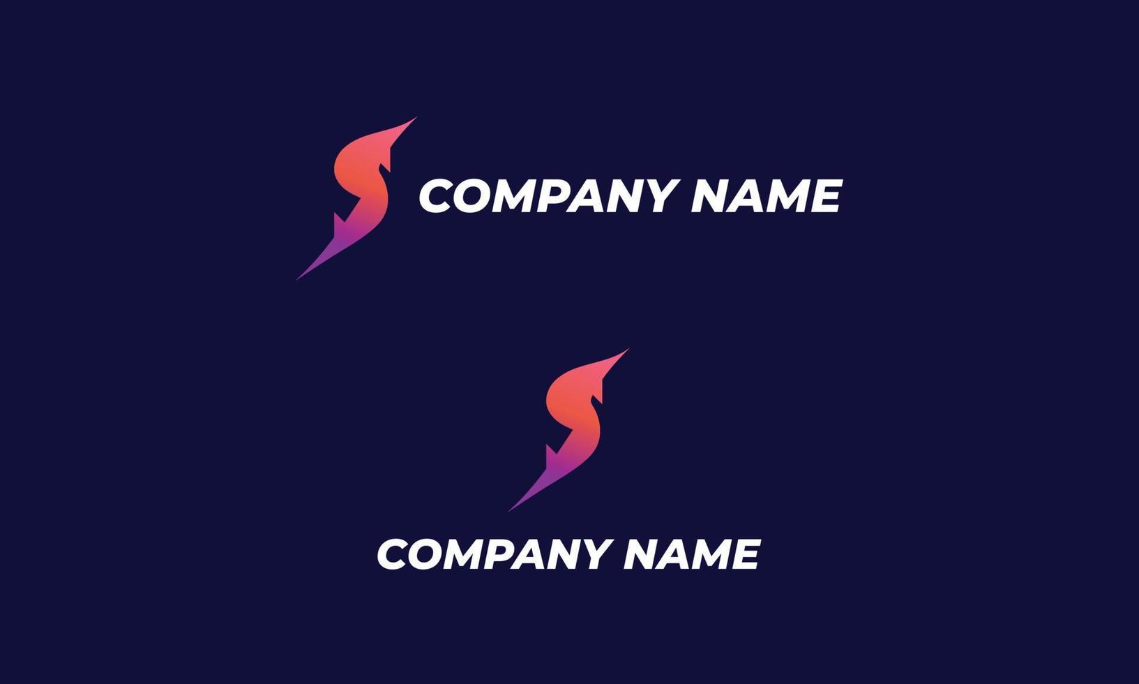S Logo Modern Vector Art