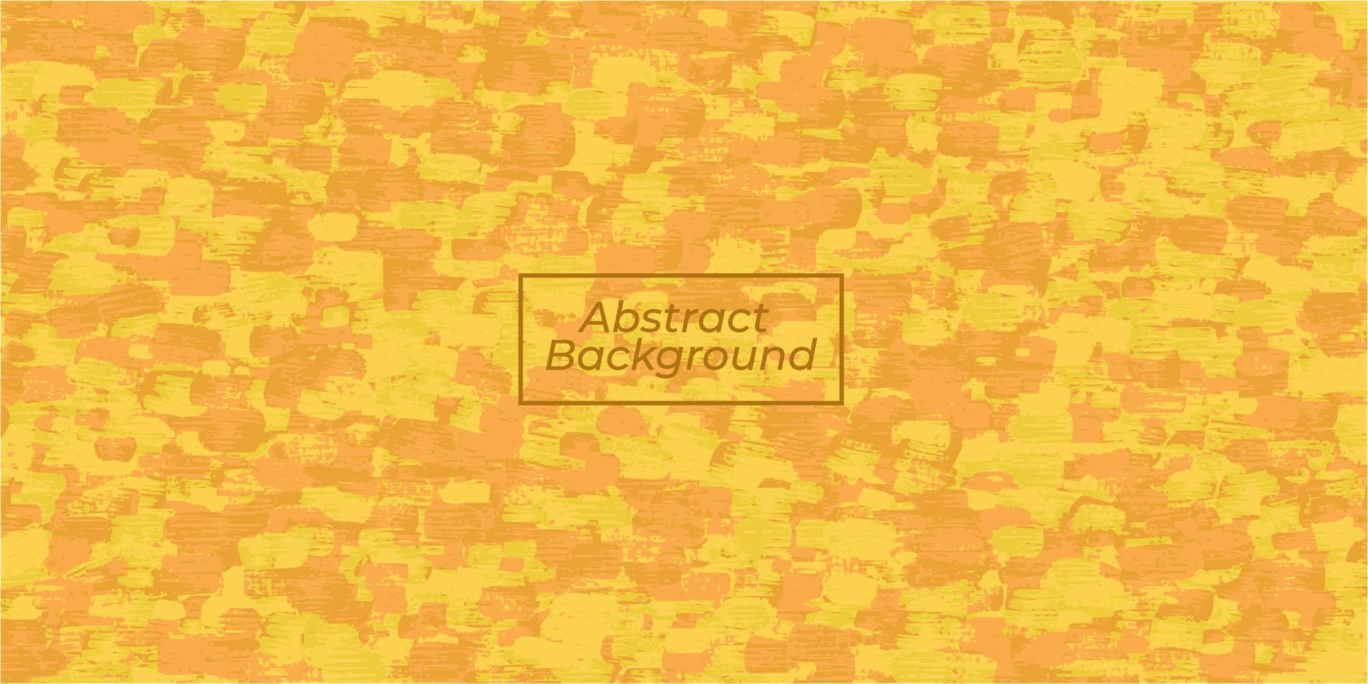 abstract yellow paint brush background vector