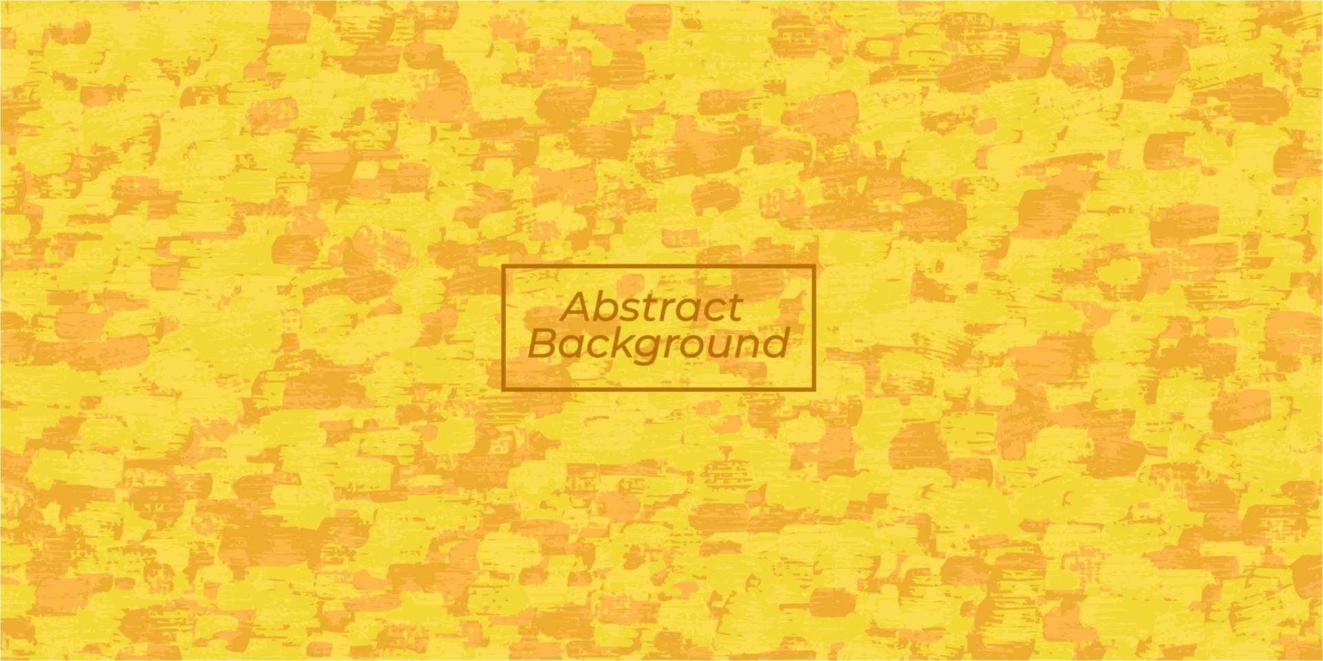 abstract yellow paint brush background vector