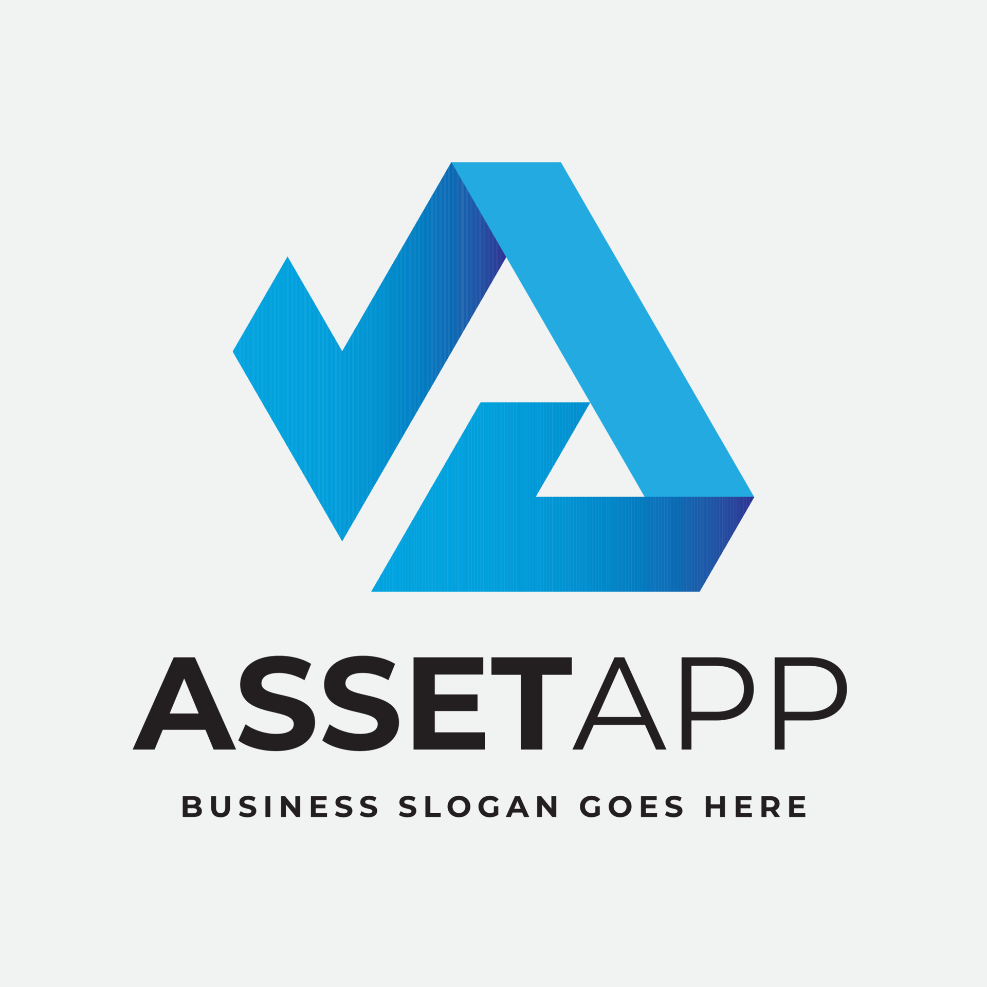 Asset Development APP Logo Design 7653739 Vector Art at Vecteezy