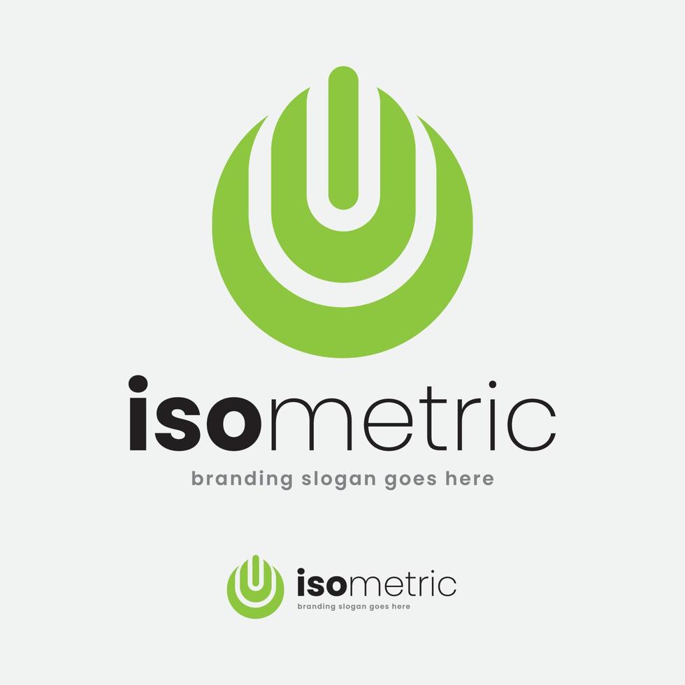 Isometric Safeguard and Secure Logo vector