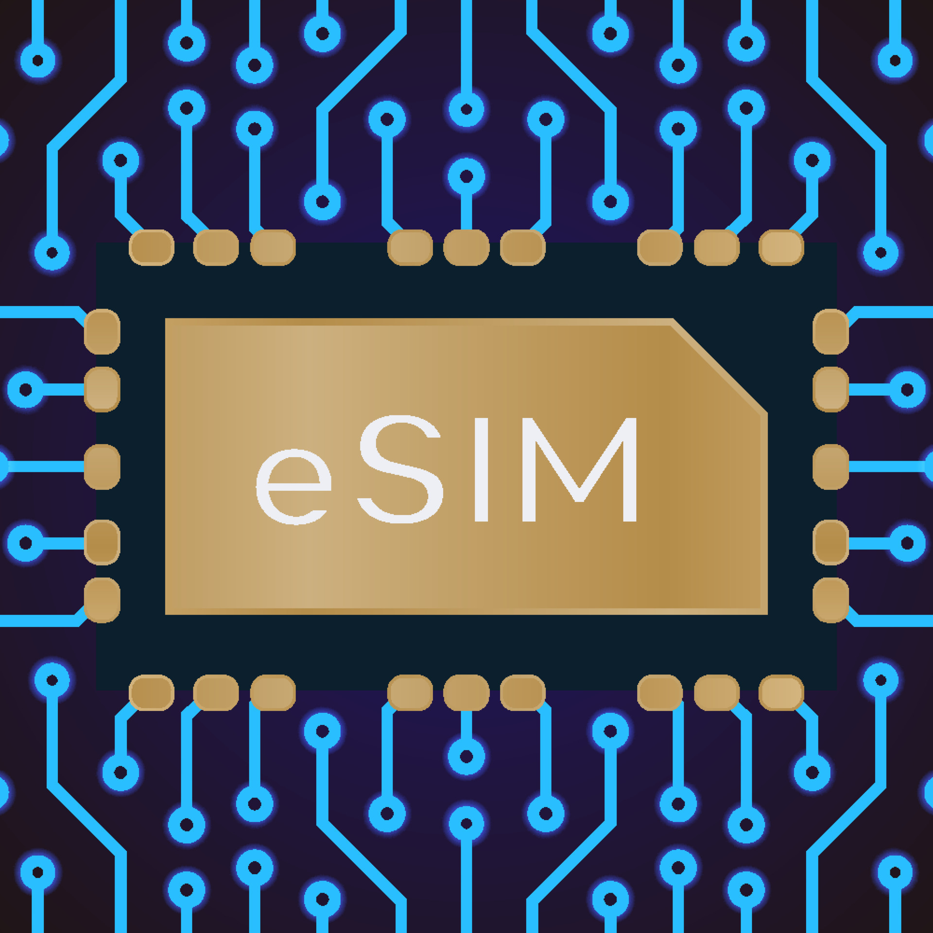 Embedded SIM concept 7653805 Vector Art at Vecteezy