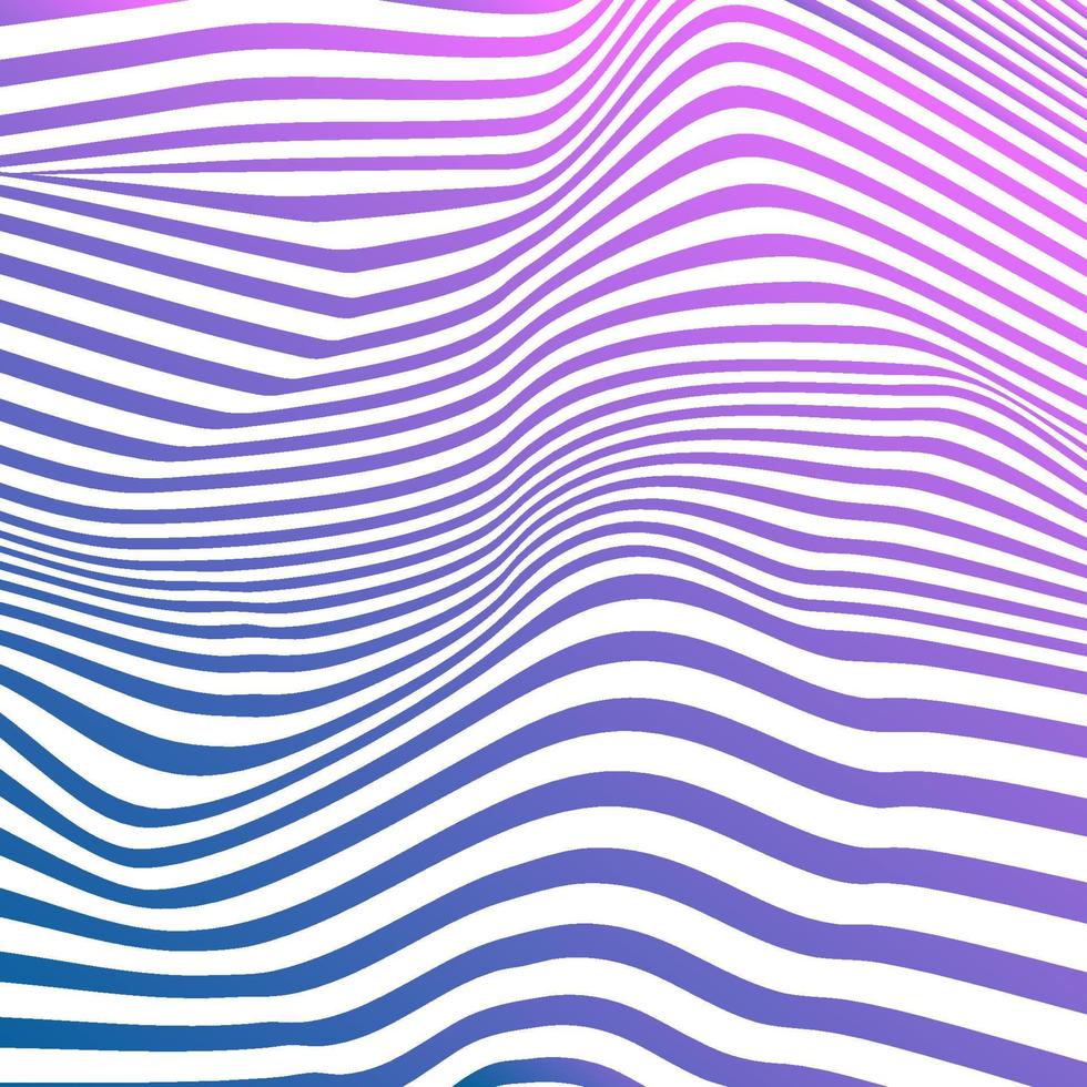 Abstract modern line background purple cyan color gradient style vector
