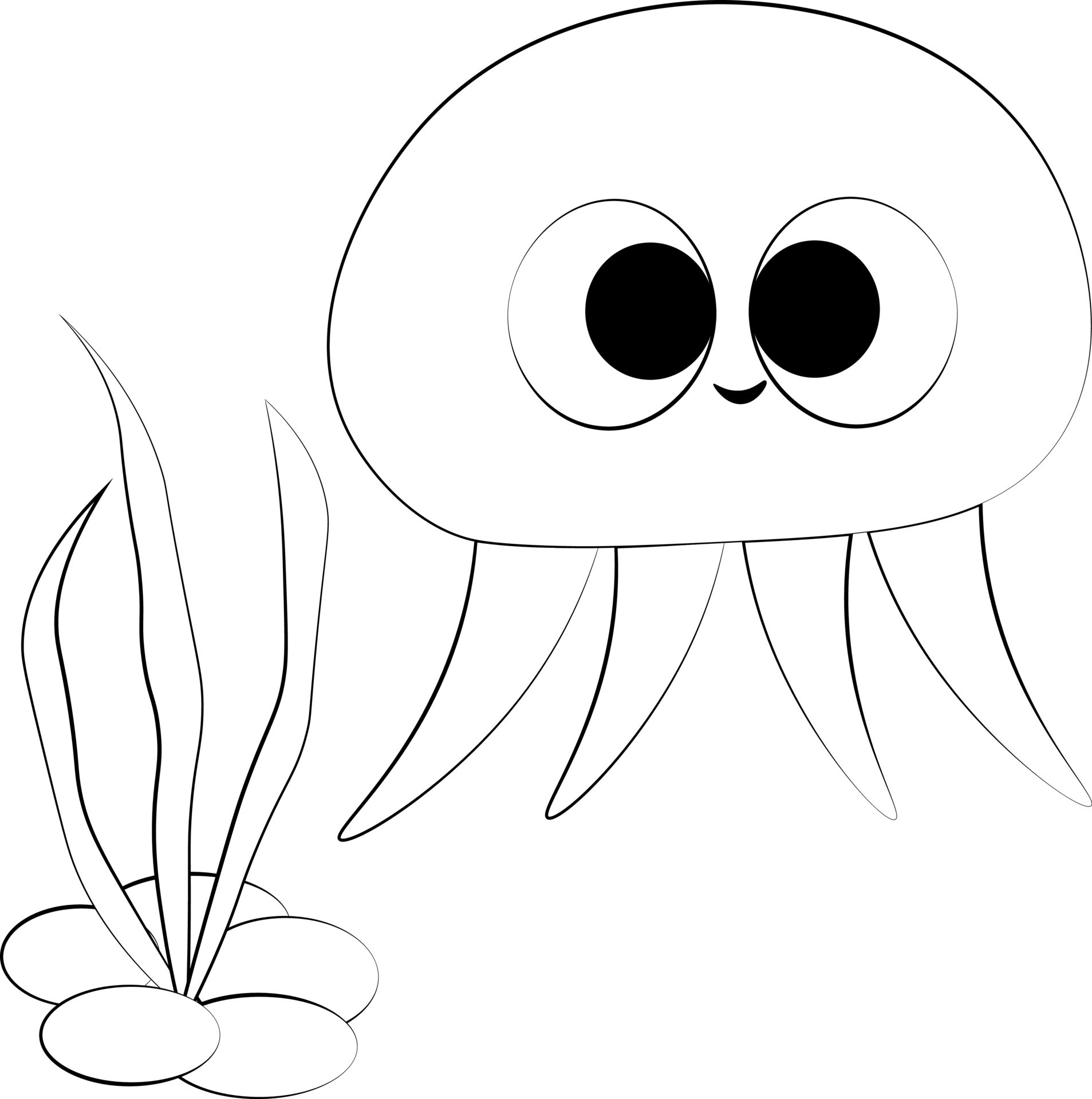 how to draw a cute jellyfish