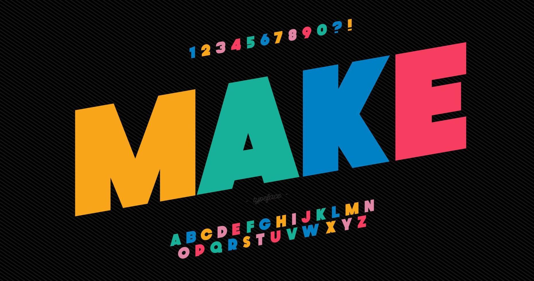 Vector make font bold color style