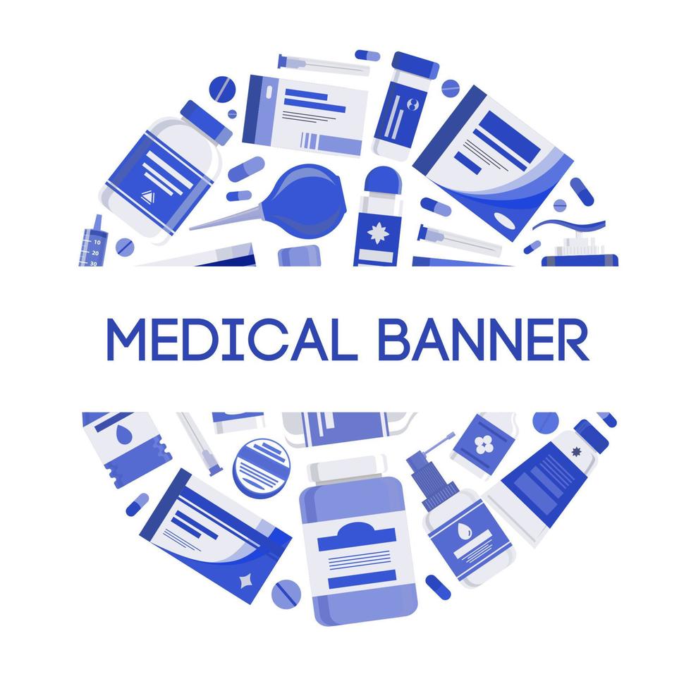 Medical vector concept illustration