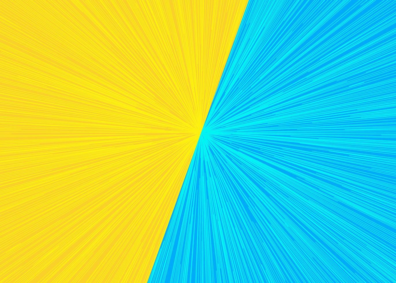 versus relámpago fondo amarillo cian color vector