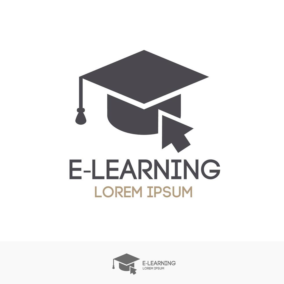 Education vector logo isolated on background