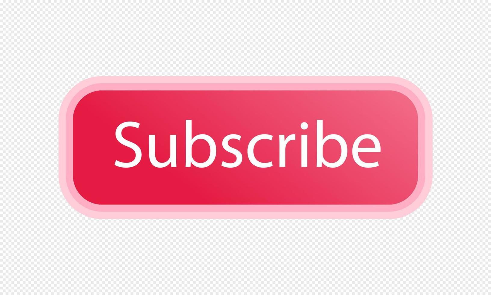 Vector subscribe button