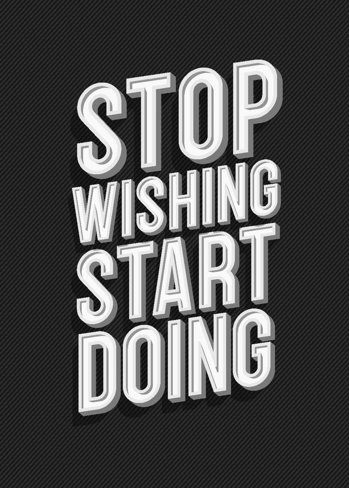 Inspiring creative motivation quote poster vector