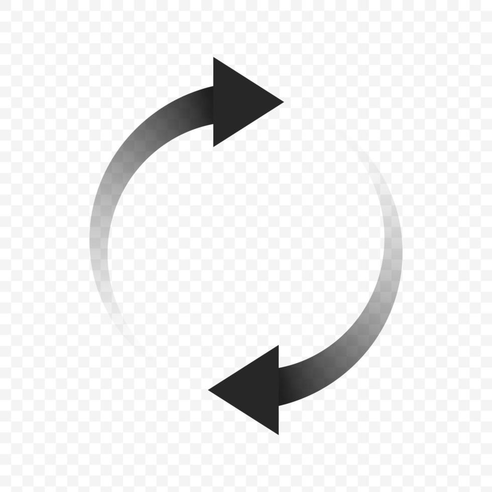 Loading arrows vector icon