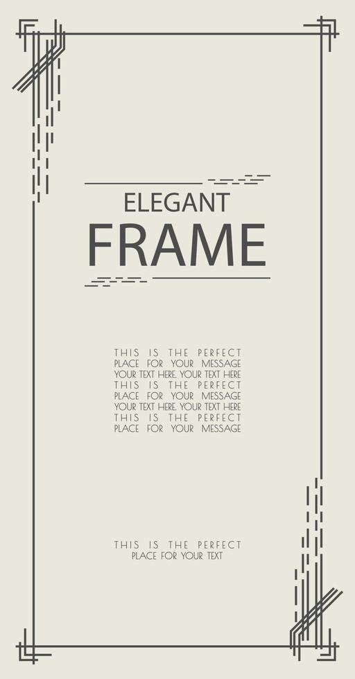 vector frame elegant style gold color