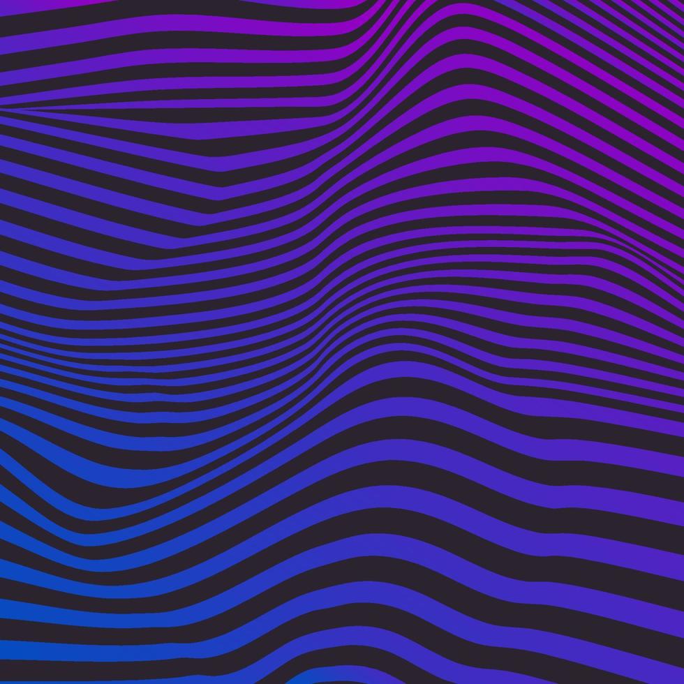 Abstract background with modern cyan pink color gradient style on black background vector