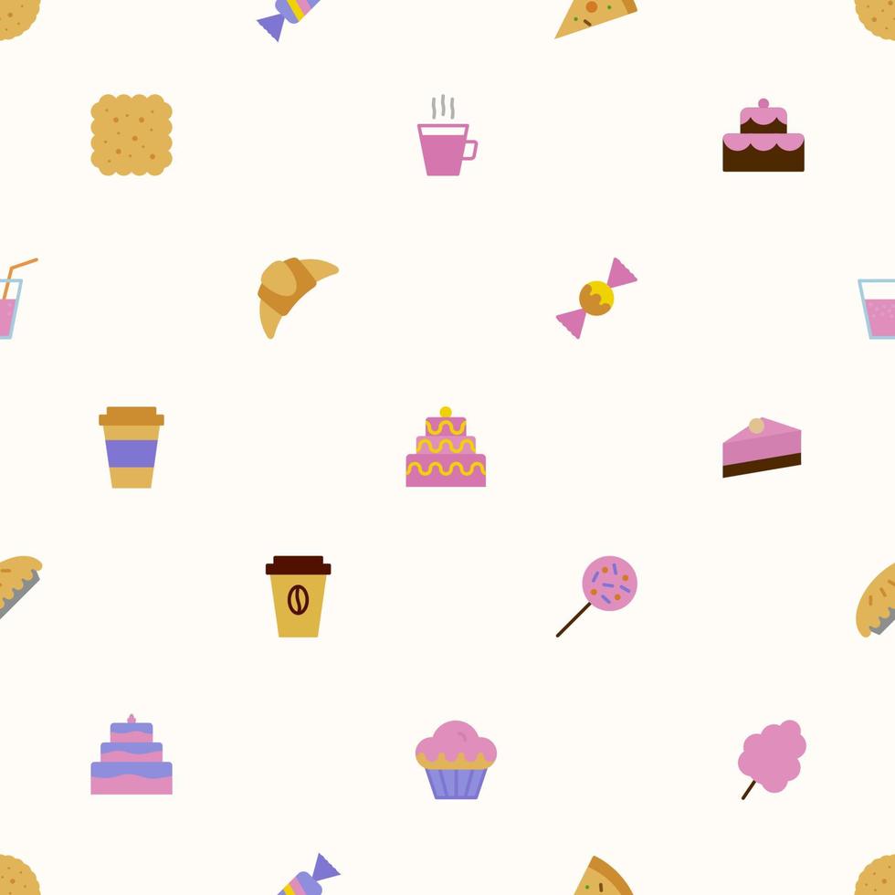 vector sweet pattern colorful style