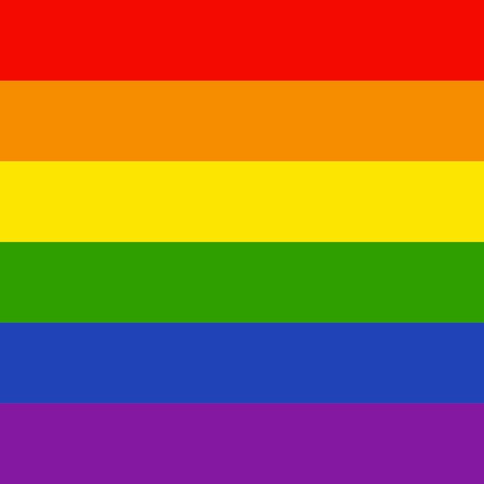 LGBTQ background square shape vector