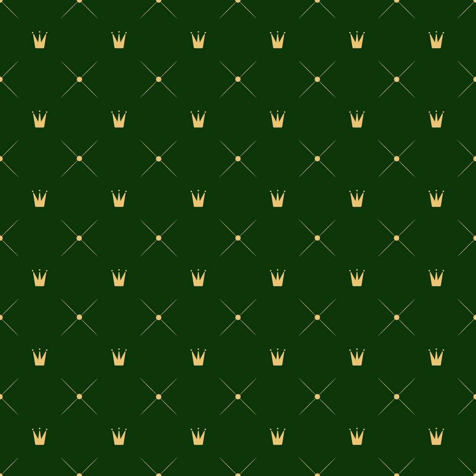luxury vector crown pattern gold style
