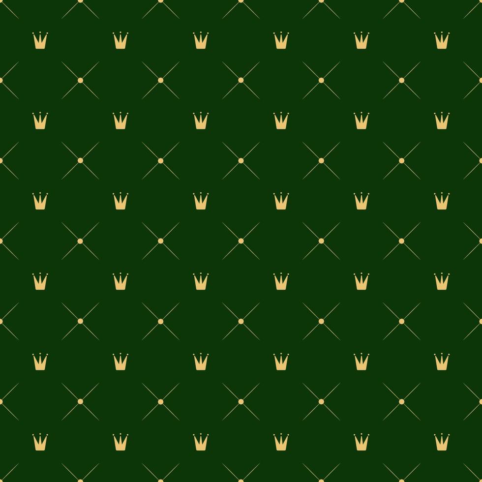 luxury vector crown pattern gold style